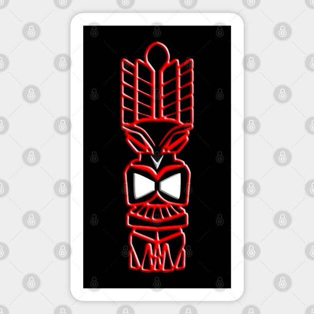 TIKI 16 Magnet by GardenOfNightmares